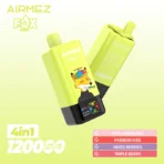 Airmez Fox 120K Puffs 4-in-1 – Pink Lemonade, Passion Kiss, Mixed Berries and Triple Berry