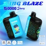 Bang Blaze Starry 50K Puffs – Blueberry Ice, blue variant
