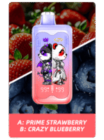 Merry Mi Panda Twins 40K Puffs – Prime Strawberry and Crazy Blueberry