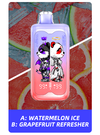 Merry Mi Panda Twins Watermelon Ice and Grapefruit Refresher