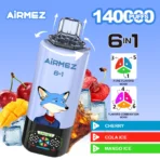 Airmez Fox 140K Puffs 6-in-1 – Cherry, Cola Ice and Mango Ice
