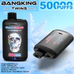 Bang King Twins 50K Puffs – Blueberry Raspberry and Strawberry Kiwi