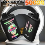 Bang King Twins 50K Puffs – Watermelon Ice and Watermelon Hubba Bubba