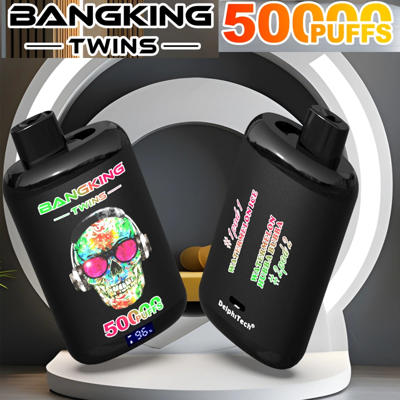 Bang King Twins 50K Puffs – Watermelon Ice and Watermelon Hubba Bubba