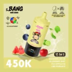 Bang Leader 450K Puffs – Watermelon Ice, Blueberry Mint, Fuji Apple Ice and Lime Romance