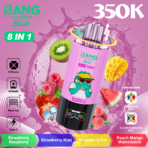 Bang Leader Stoll 350K Puffs – Strawberry Raspberry, Strawberry Kiwi, Strawberry Ice and Peach Mango