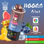 Bang Leader 110K Puffs 6-in-1 – Pineapple Coconut, Blueberry Red Bull and Watermelon Ice