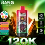 Bang Legend 120K Puffs 5-in-1 – Watermelon Ice, Mixed Berries, Apple Pear, Blueberry Mint and Summer Time