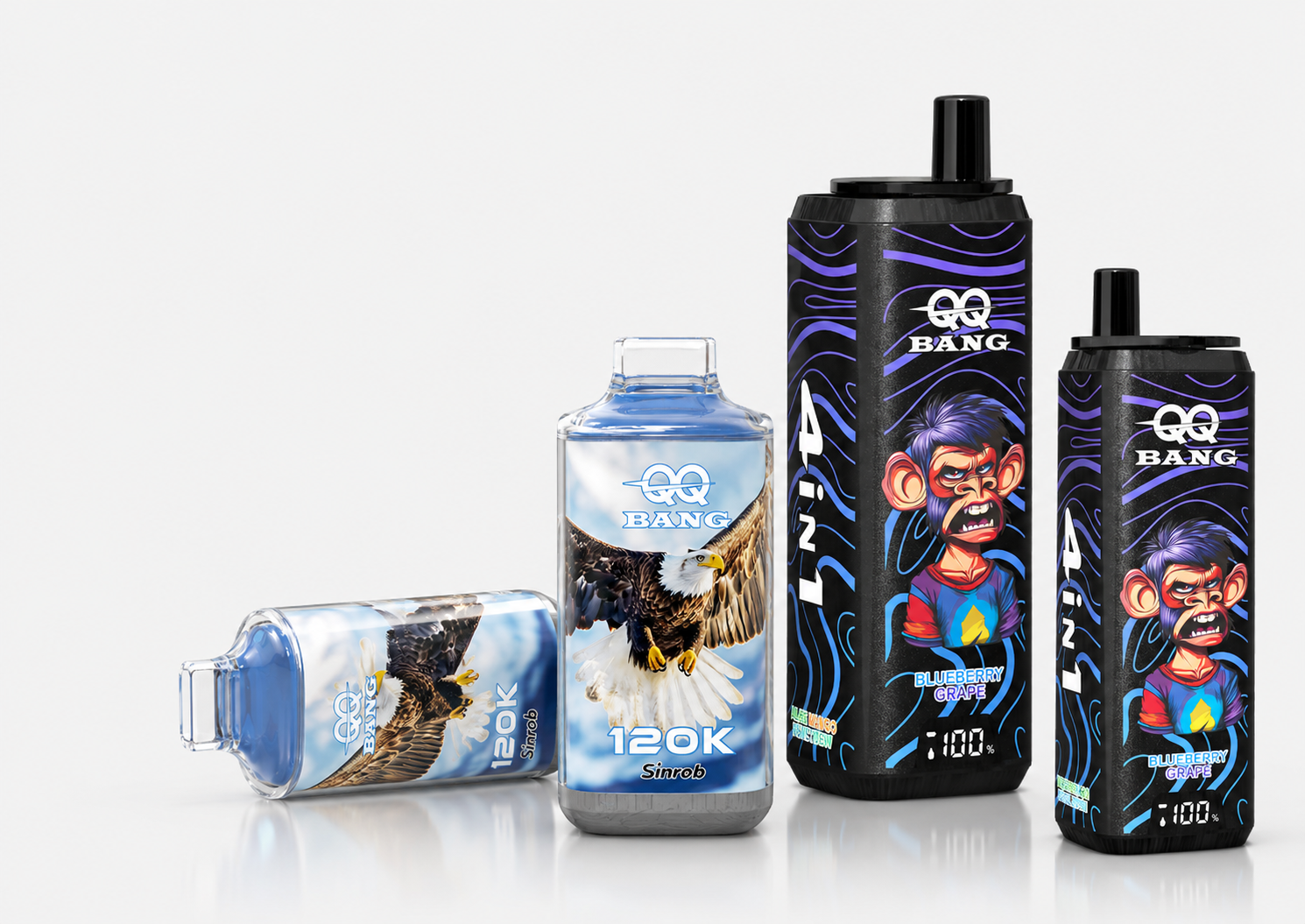 QQ Bang disposable e-cigarettes – 120K and multi-flavour models