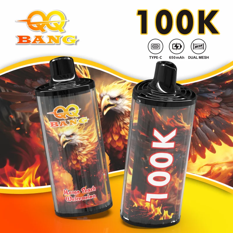 QQ Bang 100K Mango Peach Watermelon disposable e-cigarette