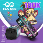 QQ Bang 180K Puffs 4-in-1 – Blackcurrant, Love 66, Blueberry Blackberry Strawberry and Strawberry Mango