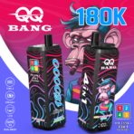 QQ Bang 180K Puffs 4-in-1 – Blueberry Watermelon, Cherry Ice, Kiwi Passionfruit Guava and Black Dragon Ice