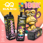 QQ Bang 180K Puffs 4-in-1 – Mango Peach, Grape Ice, Mixed Berries and Blueberry Red Bull