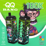 QQ Bang 180K Puffs 4-in-1 – Passionfruit Pineapple, Peach Ice, Apple Ice and Blueberry Peach Raspberry Grape