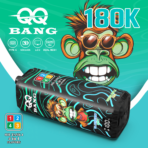 QQ Bang 180K Puffs 4-in-1 – Pineapple Coconut, Strawberry Ice, Blueberry Mint and Green Apple Kiwi