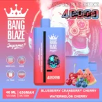 Bang Blaze 40K Puffs 2-in-1 – Blueberry Cranberry and Cherry Watermelon Cherry
