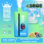 Bang Blaze 40K Puffs 2-in-1 – Kiwi Passion Fruit Guava and Blueberry Cherry