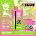Bang Blaze 40K Puffs 2-in-1 – Raspberry Watermelon and Aloe Vera Grape