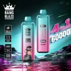 Bang Blaze 60K Puffs 4-in-1 – Strawberry Mango, Watermelon Bubble Gum, Red Mojito and Love 66