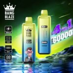 Bang Blaze 60K Puffs 4-in-1 – Blueberry Ice, Peach Ice, Rainbow Candy and Sour Lemon Orange