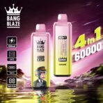 Bang Blaze 60K Puffs 4-in-1 – Blueberry Raspberry, Mixed Berries, California Cherry and Passion Fruit Mango