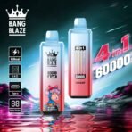 Bang Blaze 60K Puffs 4-in-1 – Energy Drink, Strawberry Banana, Mango Peach Apricot and Passion Fruit Kiwi Lime