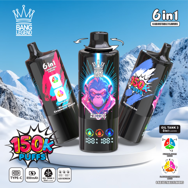 Bang Legend 150K Puffs 6-in-1 – product image