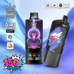 Bang Legend 150K Puffs 6-in-1 – Grape Ice, Grape Bubble Gum and Raspberry Grapes