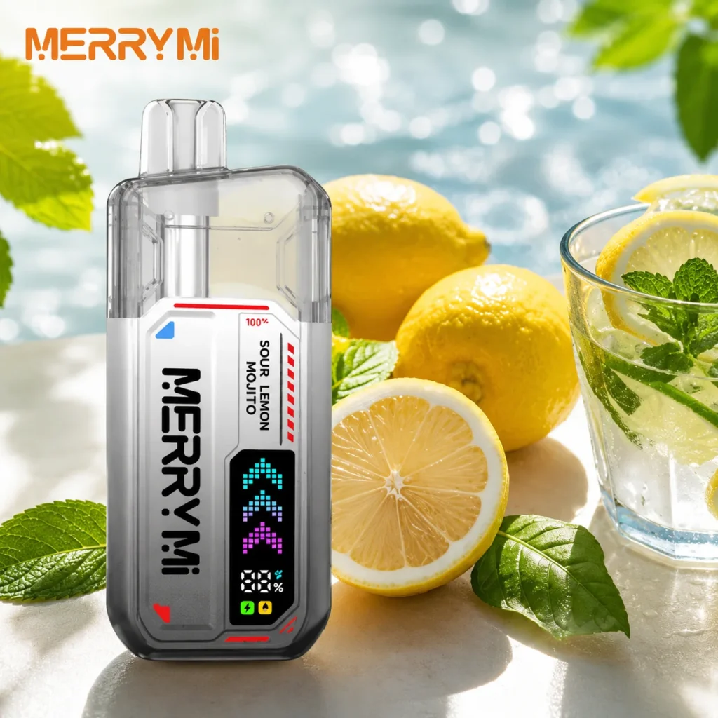 Merry Mi Mecha X 36K Puffs – Sour Lemon Mojito